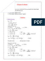 Design of Columns - Solved Examples