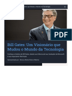 Bill Gates - Um Visionário Que Mudou o Mundo Da Tecnologia - Gamma