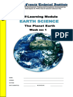 Week 1 - Earth Science