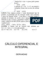 Cálculo Diferencial e Integral