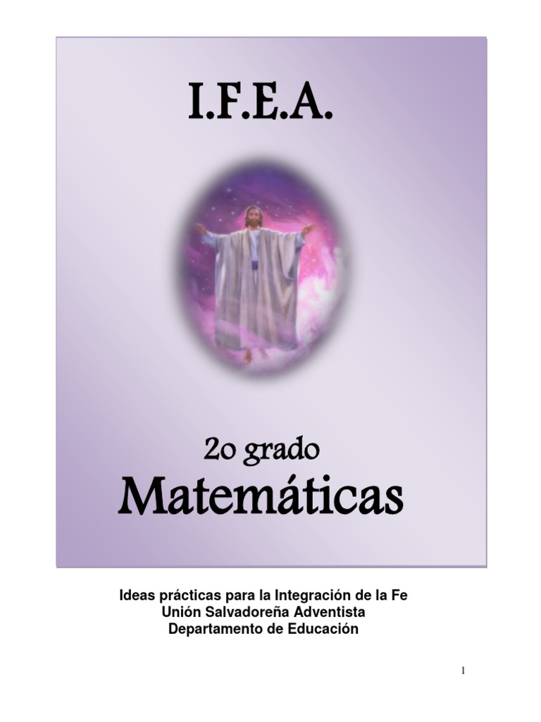 Matemáticas 2° Grado: Fe y Números | PDF | Jesús | Cristo (título)