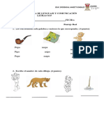 PRUEBA de LENGUAJE M-P Benjamin Rosales