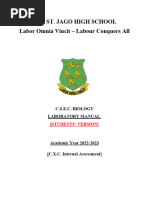 CSEC Lab Report Format Guide | PDF | Experiment | Methodology