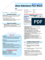 Hazardous Substance Fact Sheet: Right To Know