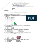 Soal Matematika Kelas 8