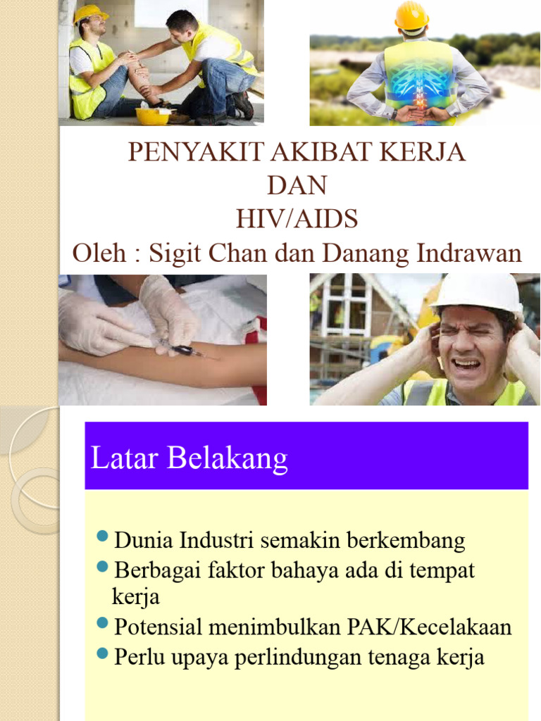 Pak Dan Hiv Aids Di Tempat Kerja | PDF