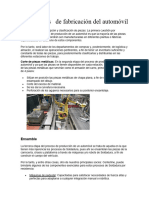 Proceso de Fabricacion Del Automovil 6to