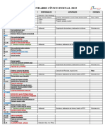 CALENDARIO CÍVICO  INICIAL Y PRIMARIA 2023