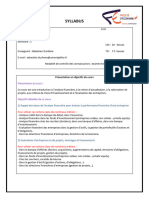 Modèle Type Syllabus Finance Dentreprise