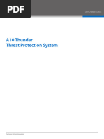 A10 Thunder Threat Protection System: Deployment Guide