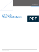 A10 Thunder Threat Protection System: Deployment Guide
