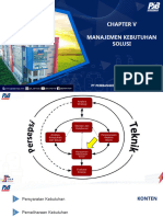 Chapter V - Manajemen Kebutuhan Solusi