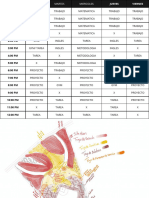 Horario, Autoevalcion