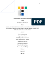 Elaboración de Un Presupuesto Maestro Como Sistema de Control para La Creación Del Carnisariato Zapatier en El Sector Cerro Del Carmen, de La Ciudad de Guayaquil para El Año 2024
