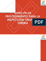 GPRO-PR-03 Procedimiento para La Inspeccion Visual de Tuberia