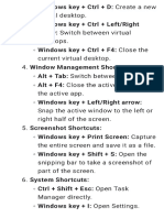 Windows Short Keys