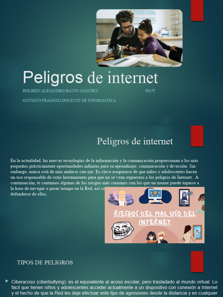 Peligros de Internet Alejandro | PDF | Malware | Virus de computadora