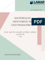 Materiales dentarios de uso pediatrico