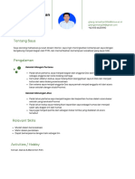 Green Black Simple Software Engineer CV