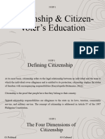 Citizenship & Citizen-Voter's Education