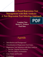Specification-Based Regression Test Management With Risk Analysis: A New Regression Test Selection Approach
