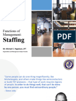 Functions of Management - Staffing