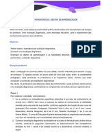 Práticas Pedagógicas: Gestão Da Aprendizagem