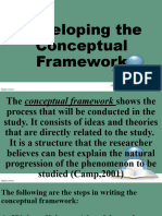 Developing The Conceptual Framework - pr2