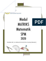 MODUL LATIHAN MATRIKS