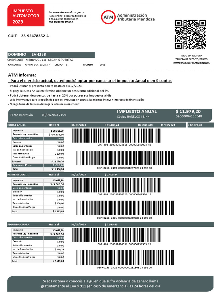 Atm Evh258 | PDF | Comercio | Business