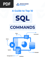 A Guide To Top 10 SQL Commands