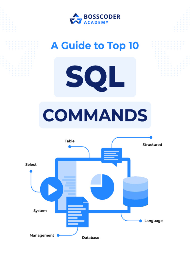 A Guide To Top 10 SQL Commands | PDF | Database Index | Sql
