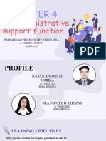 CHAPTER 4 The Administrative Support Function