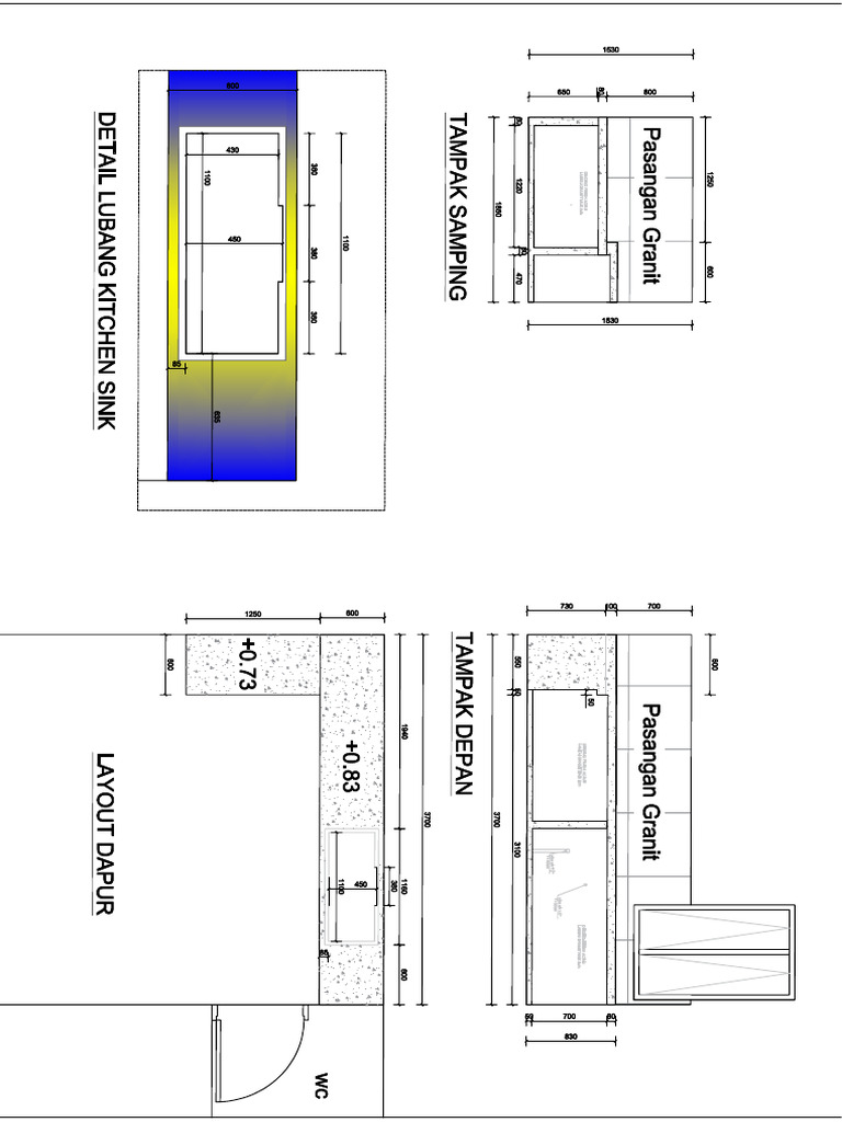 Layout Meja Dapur | PDF