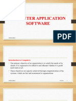 Computer Application Software