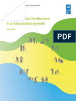 Work and Human Development in A Deindustrializing World