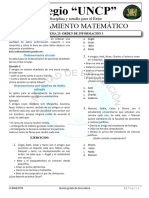 5to - 23 - Razonamiento Matematico - Orden de Informacion I