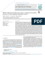 Effective Utilisation of Ultrafine Slag To Improve Mechanical and Durability