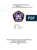 Laporan Praktikum Komunikasi Data Jobsheet 07: Pengamanan Jaringan Komputer Nirkabel Dengan Wep