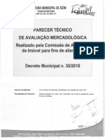 Parecer Tecnico Avaliacao MERCADOLOGIA