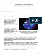 El Seguimiento de Mutaciones en El ADN Tumoral Circulante Predice La Recaída en El Cáncer de Mama Primario