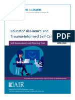 Educator Resilience and Trauma-Informed Self-Care