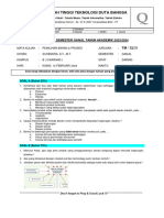 Soal UAS Pemilihan Bahan Dan Proses - STTDB - Ganjil 2023-2024