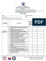 Monitoring and Evaluation Tool - Mathematics - SY 2023 2024 - Copy 1