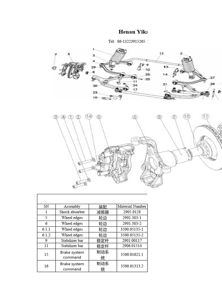 3.1 Front Independent Suspension Wear and Tear Parts Download Free