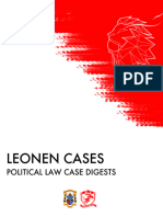 Political Law - Leonen Case Digests