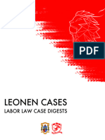 Labor Law - Leonen Case Digests