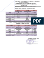 Jadwal Pas SDN Klender 13