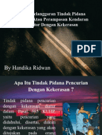 Analisis Pelanggaran Tindak Pidana Pencurian Atau Perampasan Kendaran