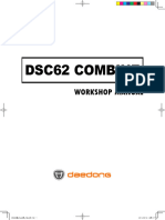 Kioti Daedong DSC62 Combine Service Manual